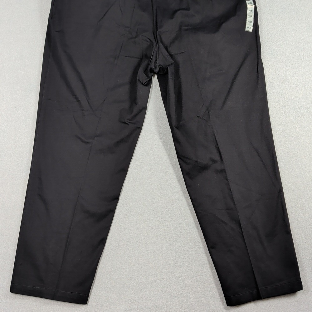 Lee Pants Mens 44x30 Black Double Pleat 4141001 NWT Relaxed‎ Fit Tapered - Picture 12 of 13